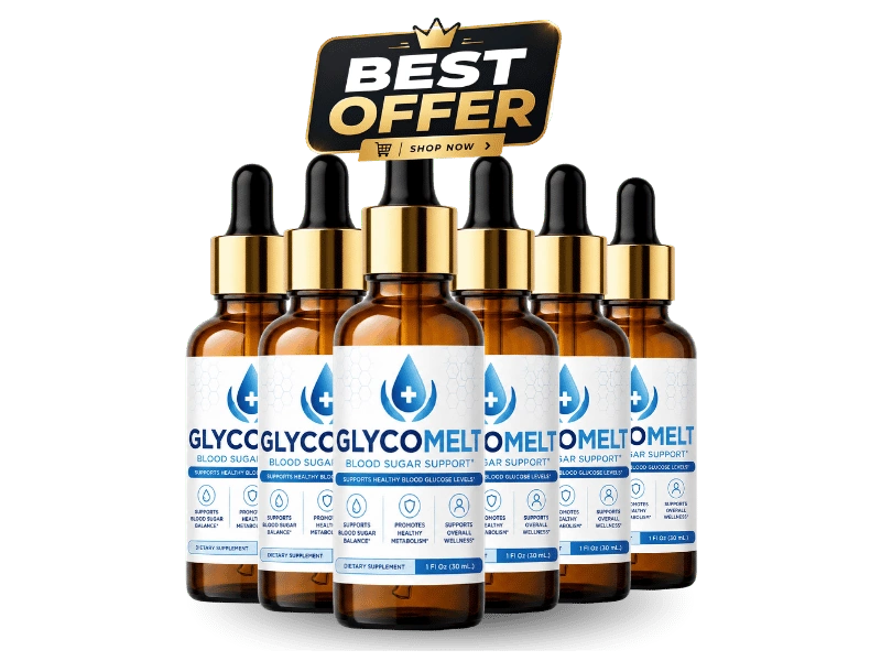GlycoMelt 6 bottle best value supply, 180 day blood sugar support supply